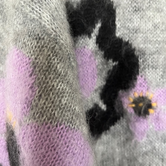 Miu Miu Gray and Purple Cardigan - Picture 9 of 9